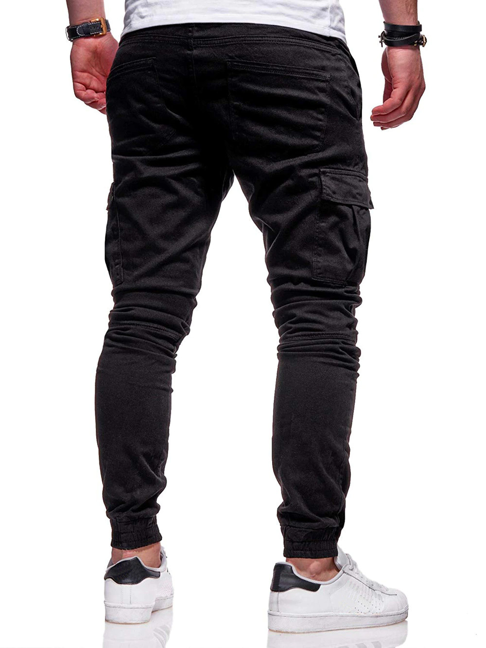 Men’s Casual Joggers Pants Sweatpants Cargo Combat Loose Sport Workout Trousers