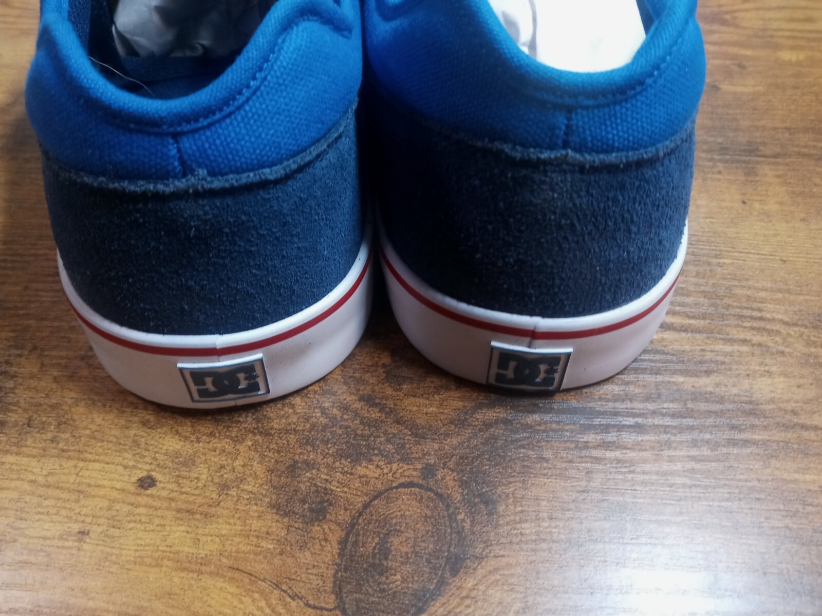 DC Skateboard Shoes – Tonik Royal Blue, Leather & Cloth Top, Mens Size 12.5