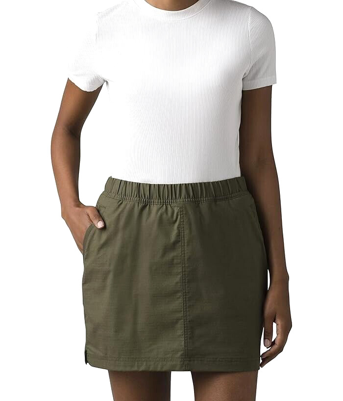 prAna Women’s $75 Double Peak Skort in Cargo Green size 6