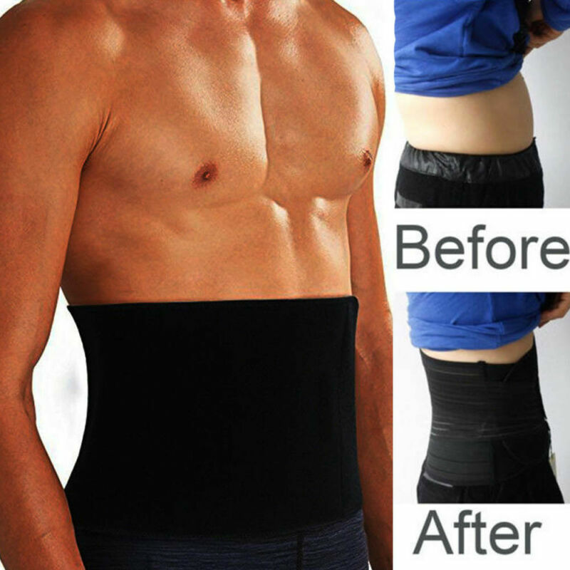 Men Seamless Thermo Tummy Control Belt Body Shaper Girdle Slimming Waist Trainer