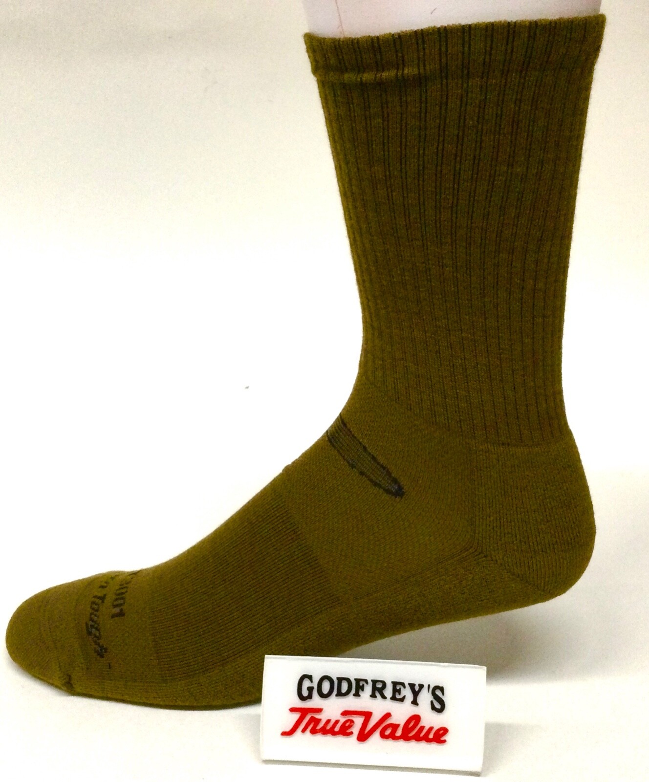 DARN TOUGH T3001 COYOTE BROWN MEN’S Tactical Micro Crew Light Cushion WOOL SOCKS