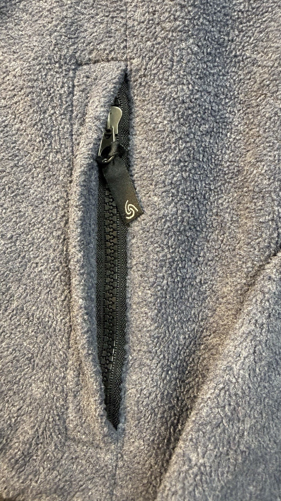Colorado Clothing Tech Series Fleece Jacket Mens L Full Zip Outdoor Blue Black