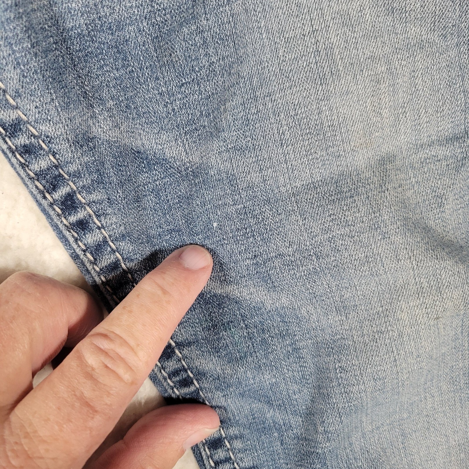 BKE Aiden Jeans Mens 30S Medium Wash Blue Slim Straight Stretch Denim Pants