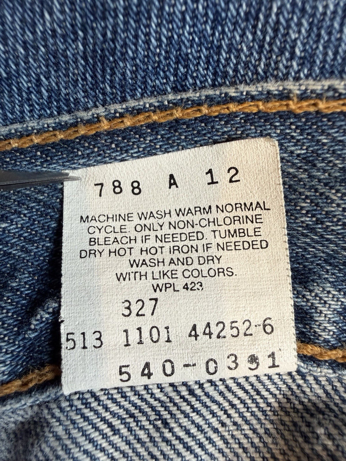 Vintage Levi’s 540 Relaxed Fit Jeans W38 L29 Made In USA Brown Tab 100% Cotton