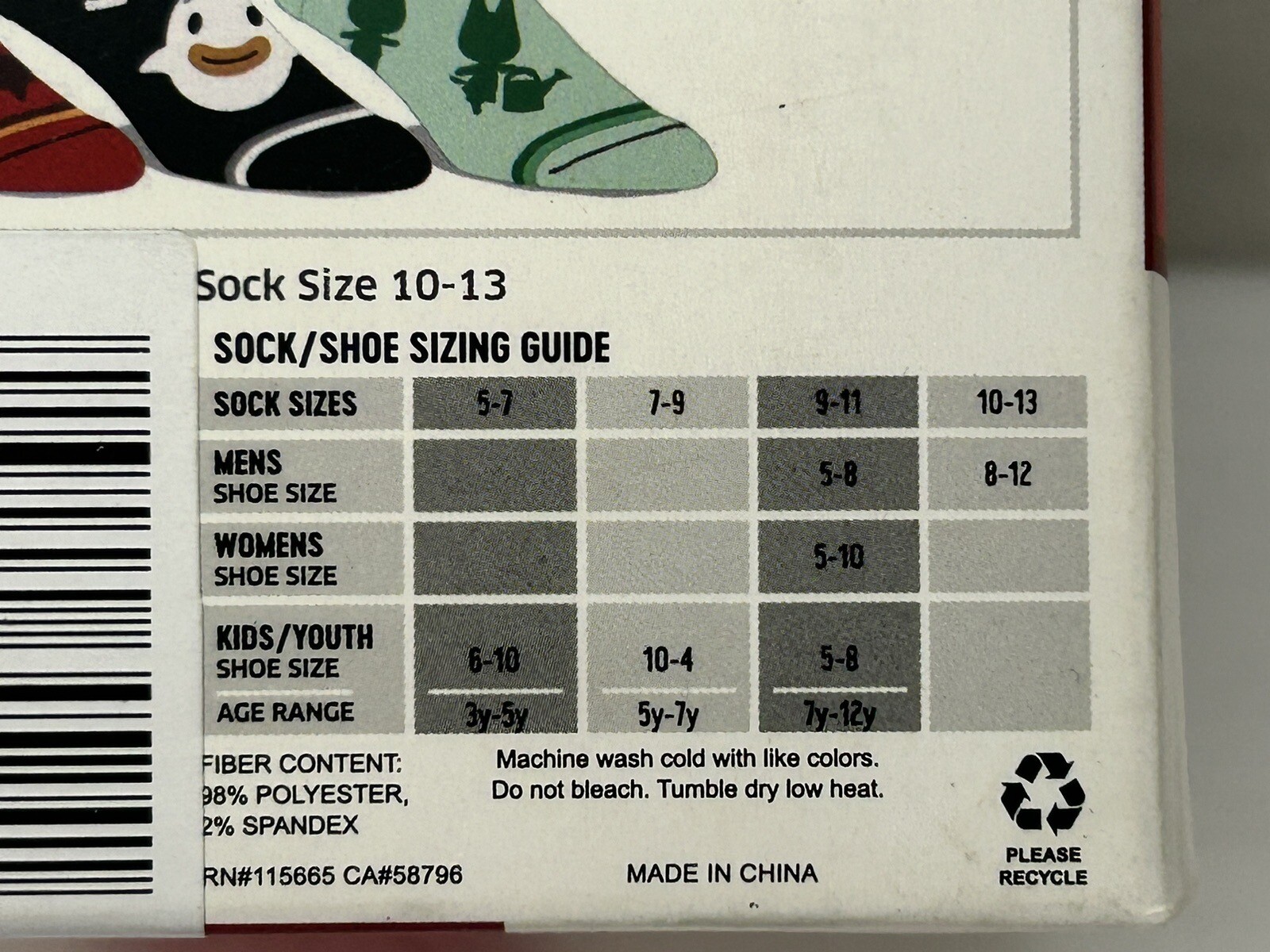 New Nintendo Animal Crossing Novelty Box Crew Socks – 3 pairs Size 10-13 (SH4)