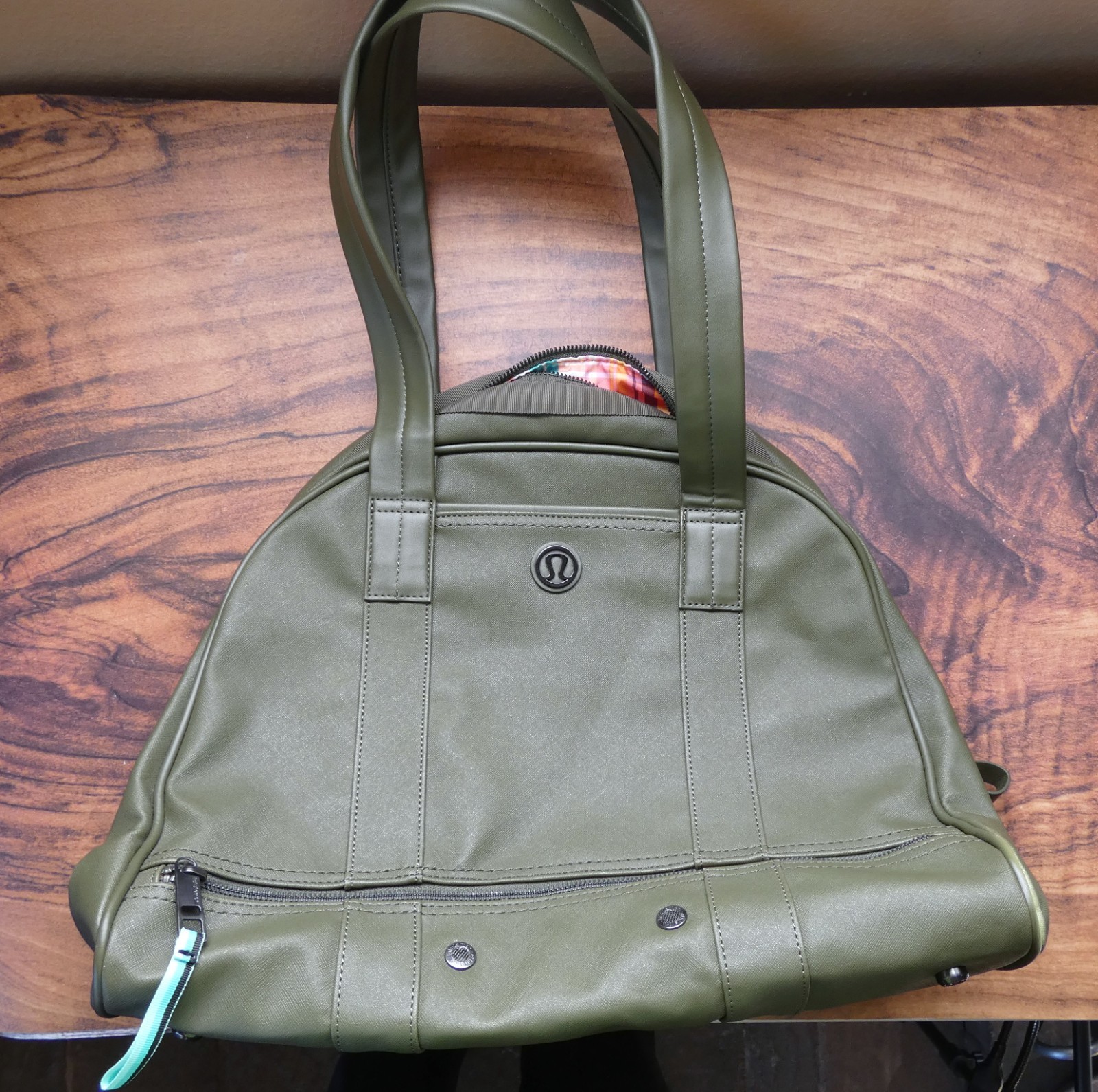 NWT Lululemon Om For All Bag In Fatigue Green