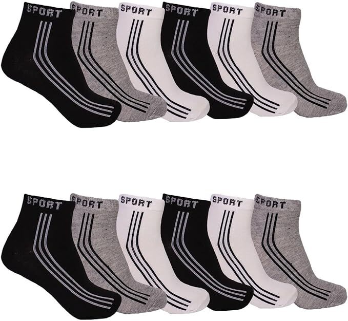 Wholesale Bulk Lots Men Ankle Quarter Casual Sport Socks Low Cut Size 9-11 10-13