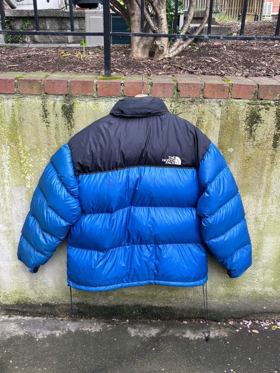 The North Face Nuptse 700 Down Puffer Jacket Blue/Black Men’s XXL
