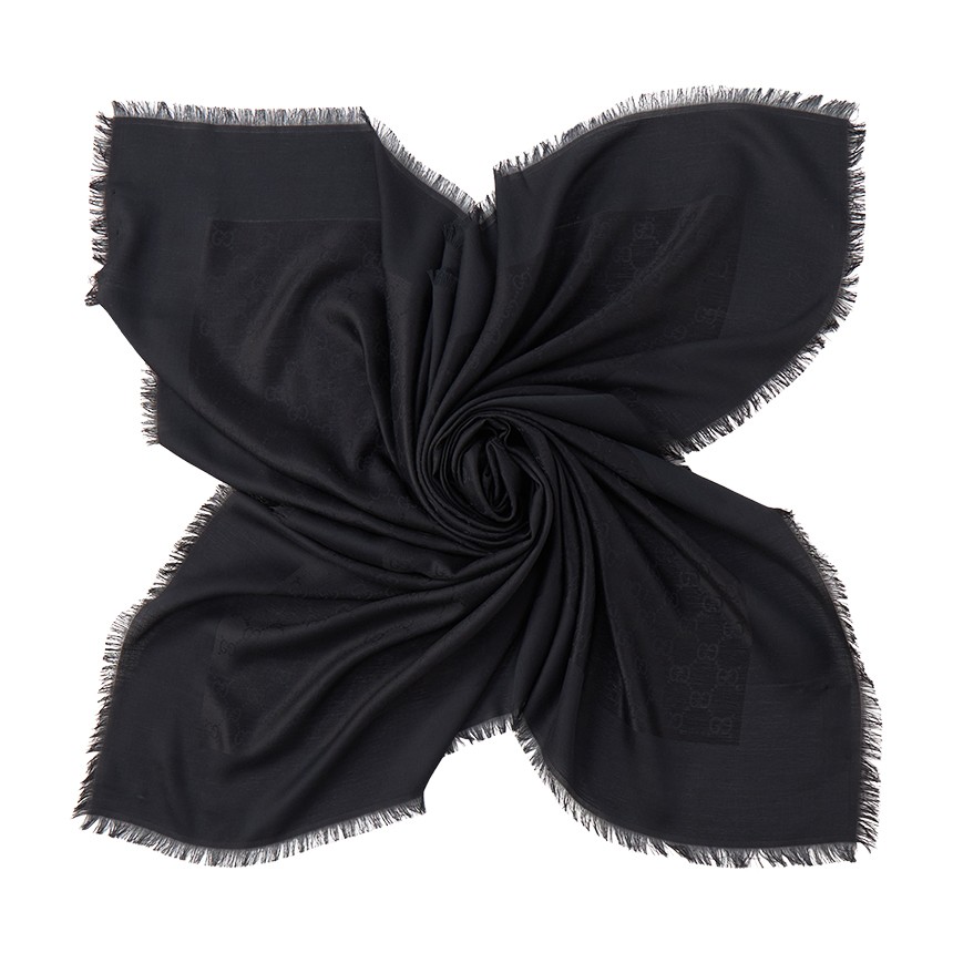 GUCCI GG Woman Scarf 795281 3GC68 1000 NEW ITEM
