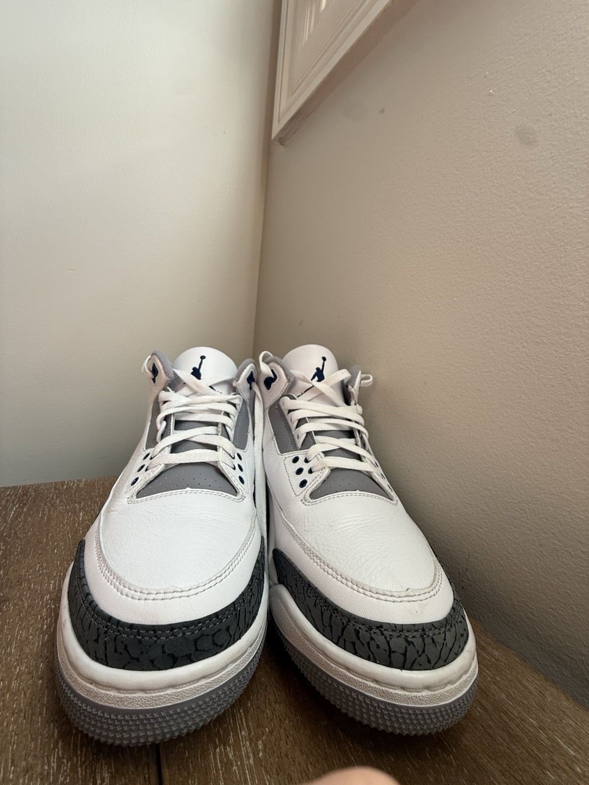 Jordan Air Jordan 3 “Midnight Navy” Sneakers with Box – size 10.5