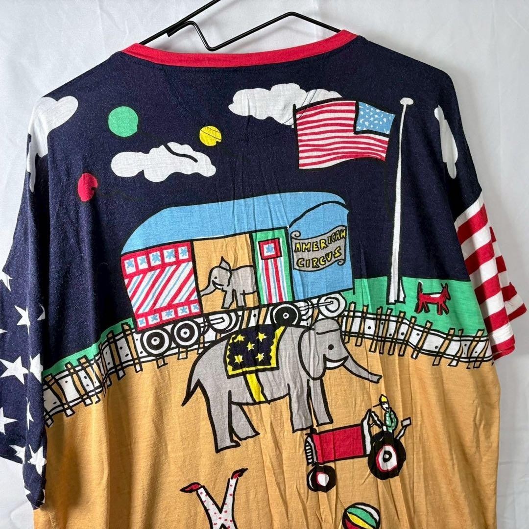JC de Castelbajac Printed T-Shirt Italy, Free Size, Unique Design