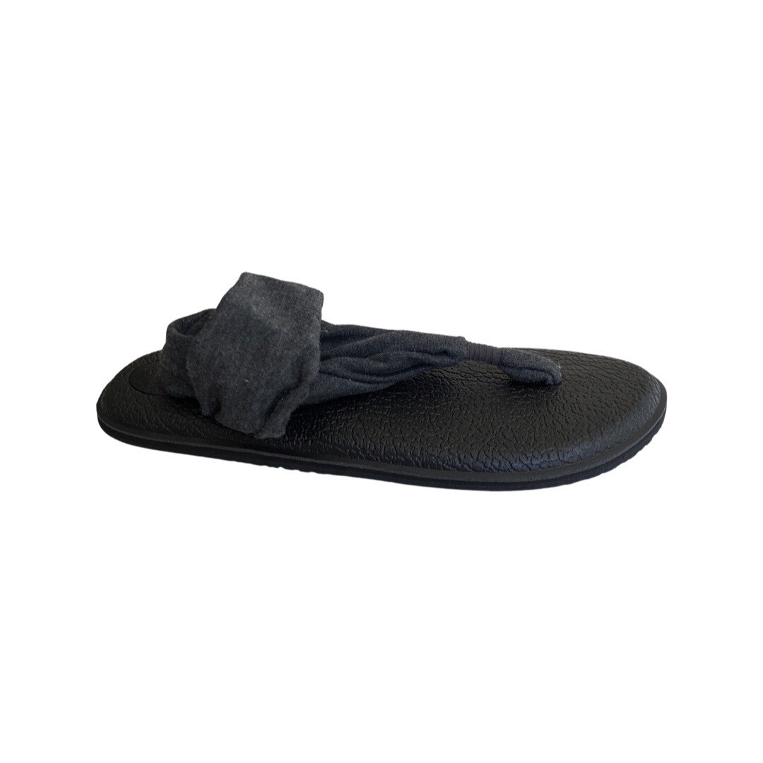 Sanuk Women’s Yoga Sling 2 Sandals Flip Flops 1103942 Charcoal Grey
