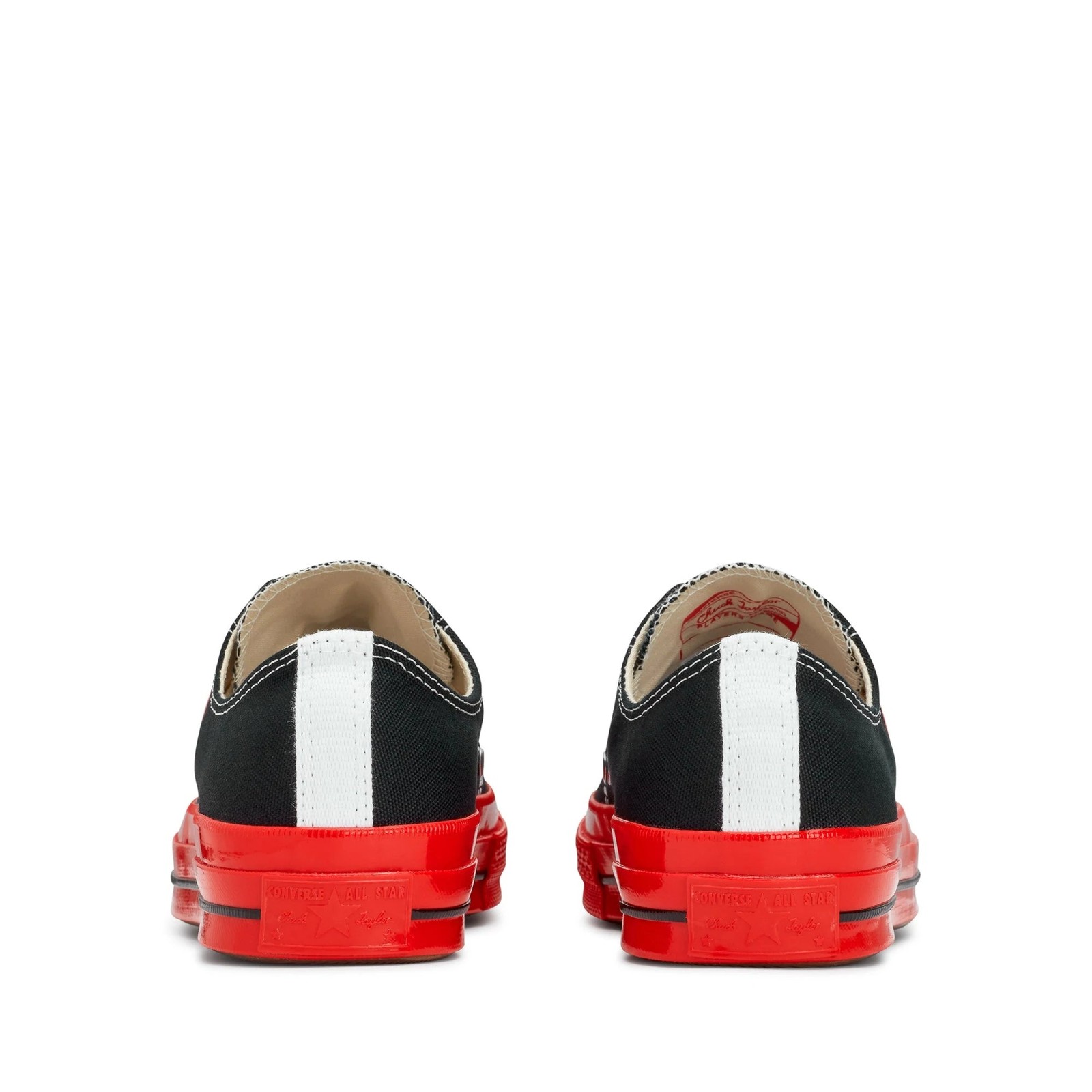 CONVERSE X COMME DES GARCONS PLAY Red Sole Low Top – Black AZ-K123-001-1