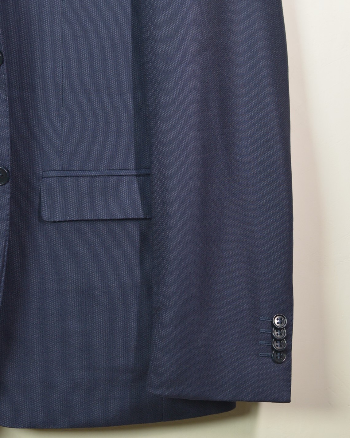 Canali Stretch Blue Wool Blend Suit Jacket Blazer Sport Coat Mens IT 52 R US 42R