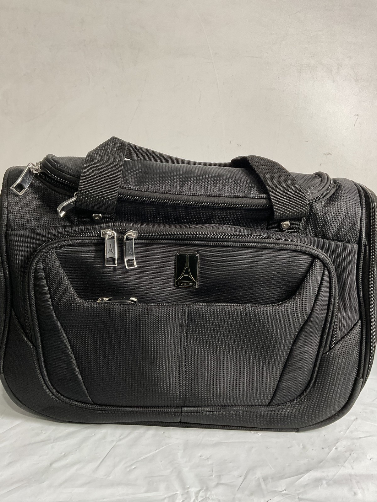 Travelpro Maxlite 5 Softside Lightweight Underseat Tote, Black 18 Inch U20