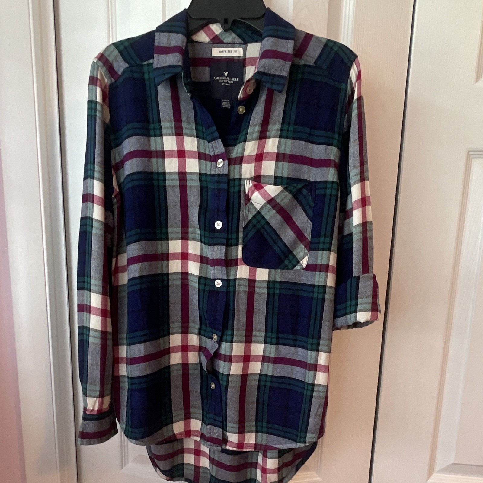 American Eagle Outfitters Women’s Boyfriend Shirt SIZE SMALL