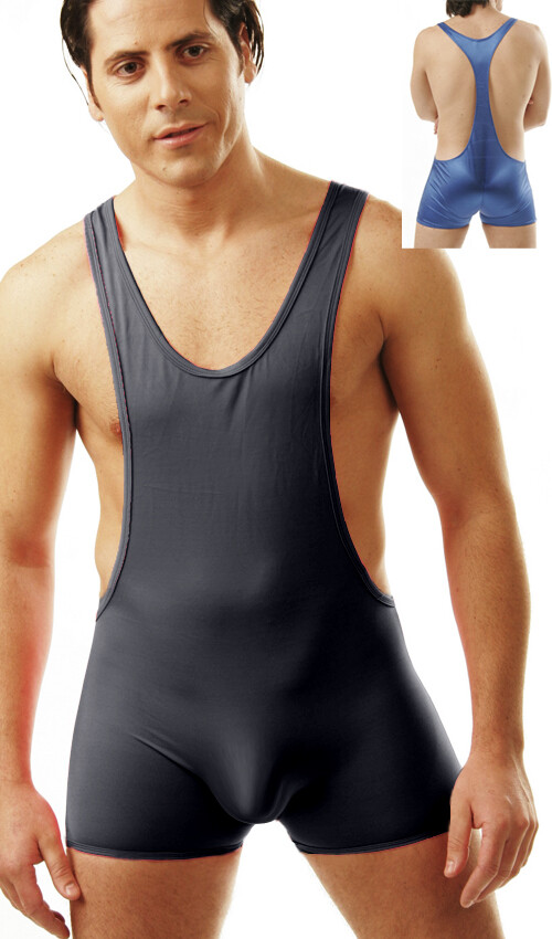Sexy Mens Stretchy Wrestling Singlet Bodysuit Underwear #405