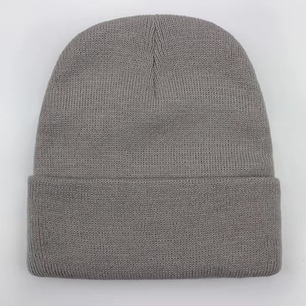 Beanie Hat Cap Plain Knit Ski Skull Cuff Winter Warm Slouchy Men Women CF Unisex