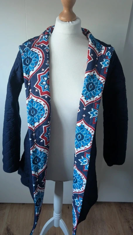 New £80 reversible quilted cotton jacket 14/16
