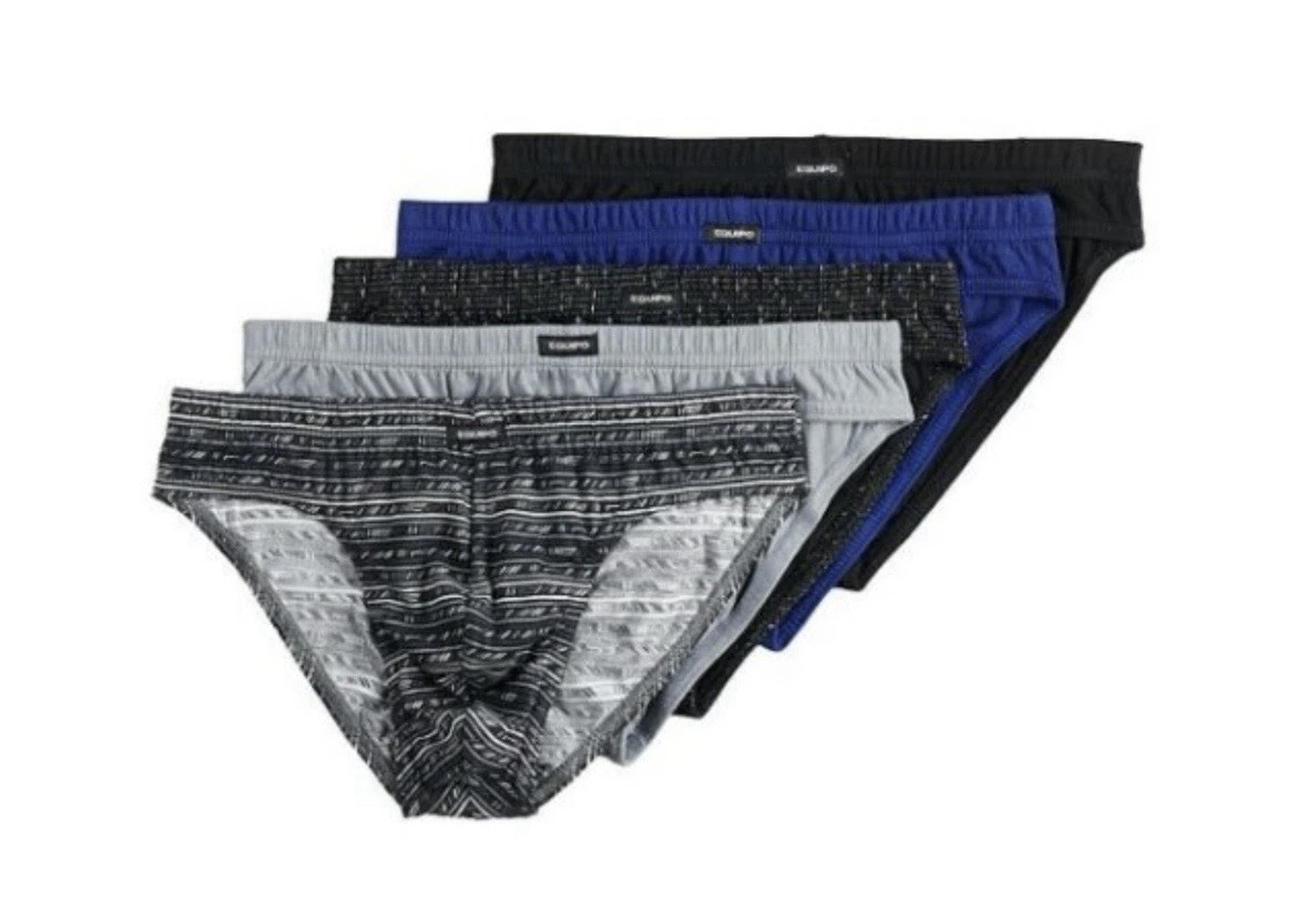Lot of 2 EQUIPO Cotton Bikini Briefs 10 Pack Men’s Large (Jockey Papi 2xist)