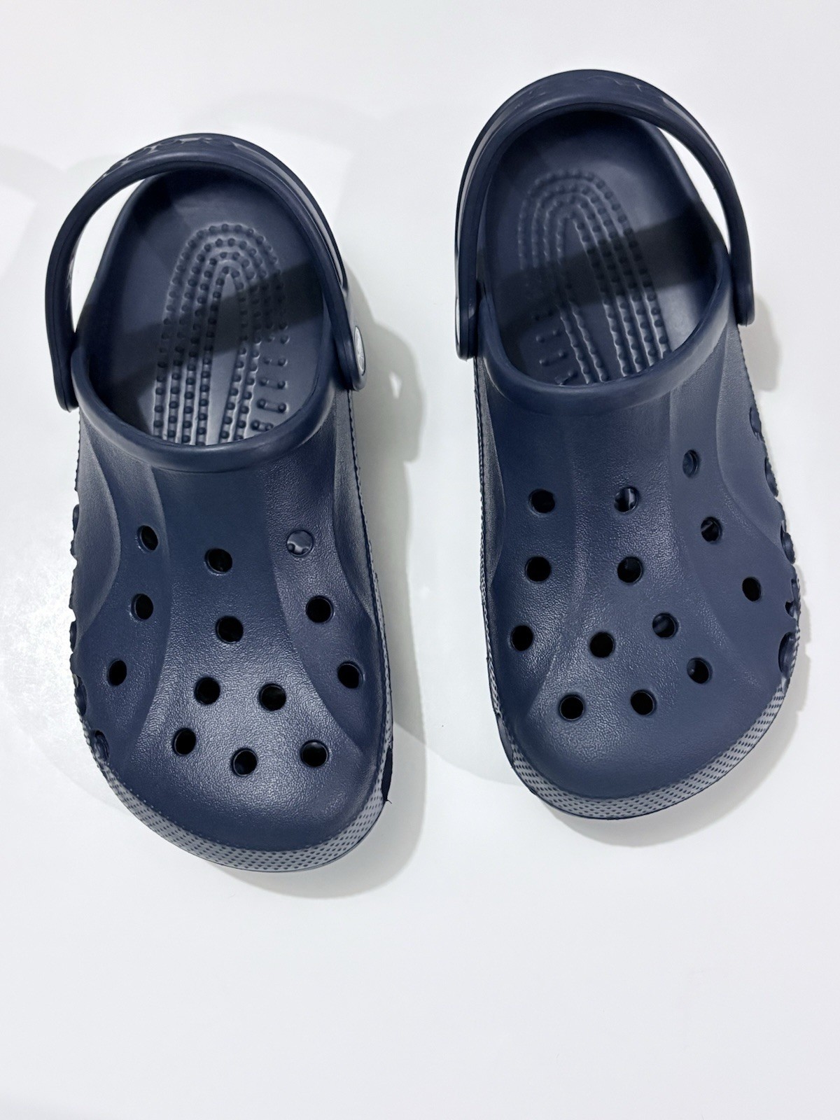 Crocs Baya Clogs Navy Blue Unisex Men’s 5 Women’s 7 Slip On Water Friendly