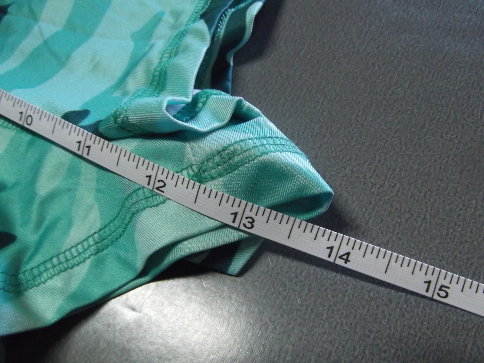 Super Cute Womans Shorts Green Ocean Waves 5x Large