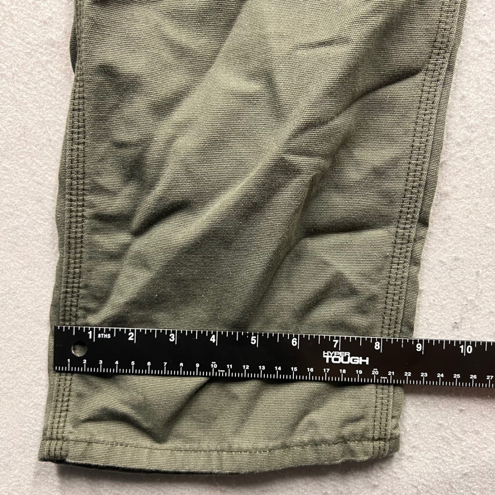Carhartt FR Flame Resistant Loose Fit Canvas Pants Moss Green 34×34 FRB159-MOS
