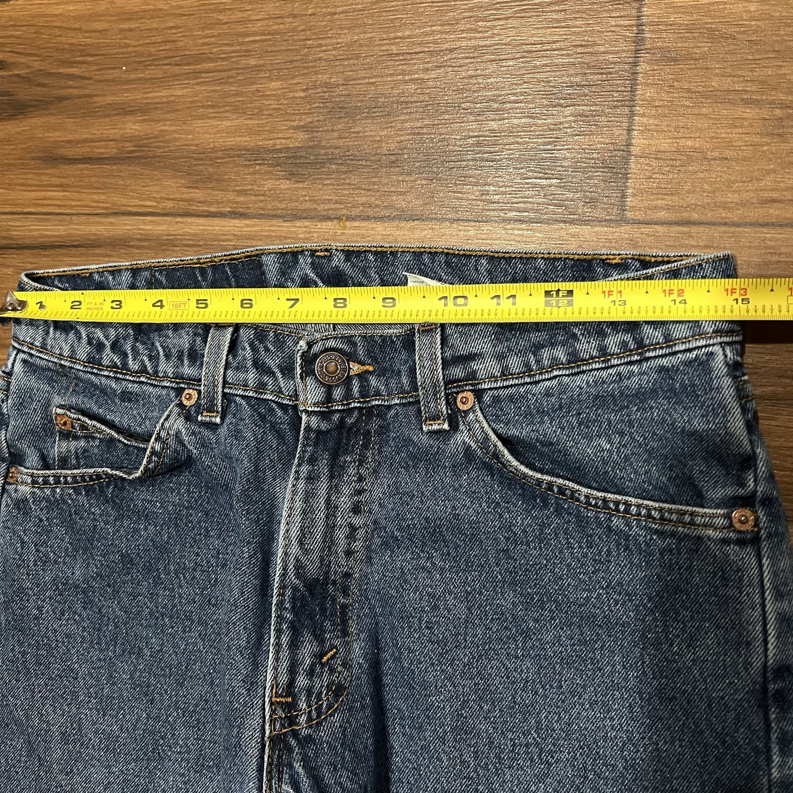 VTG Levi’s 565 Orange Tab Loose Wide Leg (30×30) Made In USA Medium Blue Jeans