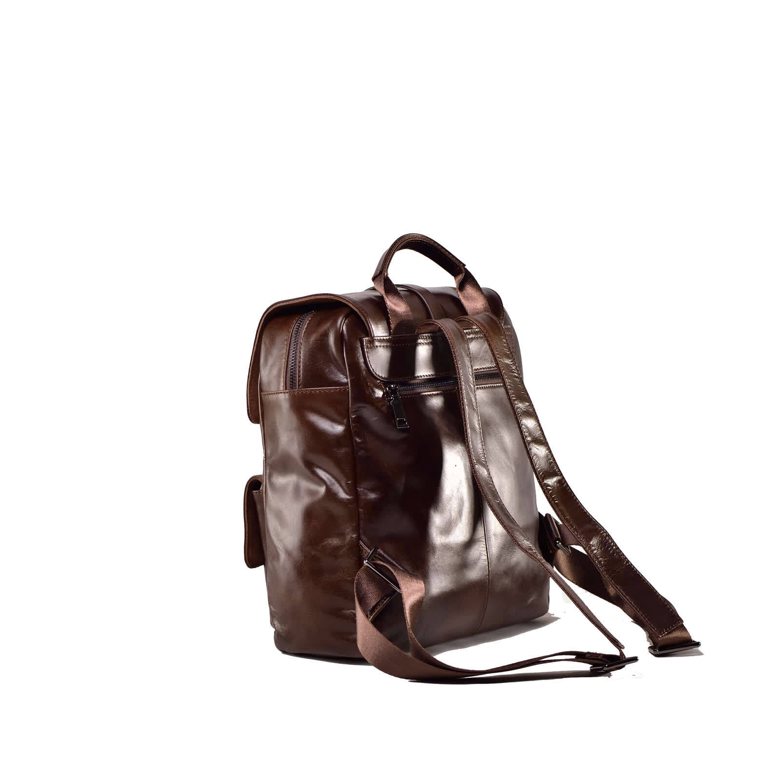Erivis Womens Leather BACKPACK Bag Shoulder Black Soft Travel Ladies Girls Large