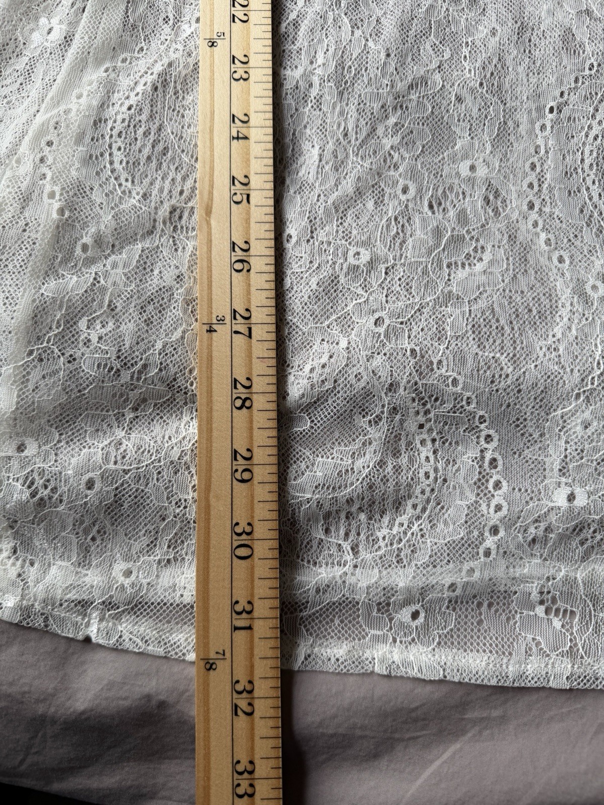 12th Tribe Belladonna Cream Lace Jumpsuit Womens Size Medium Western Urban Luxe