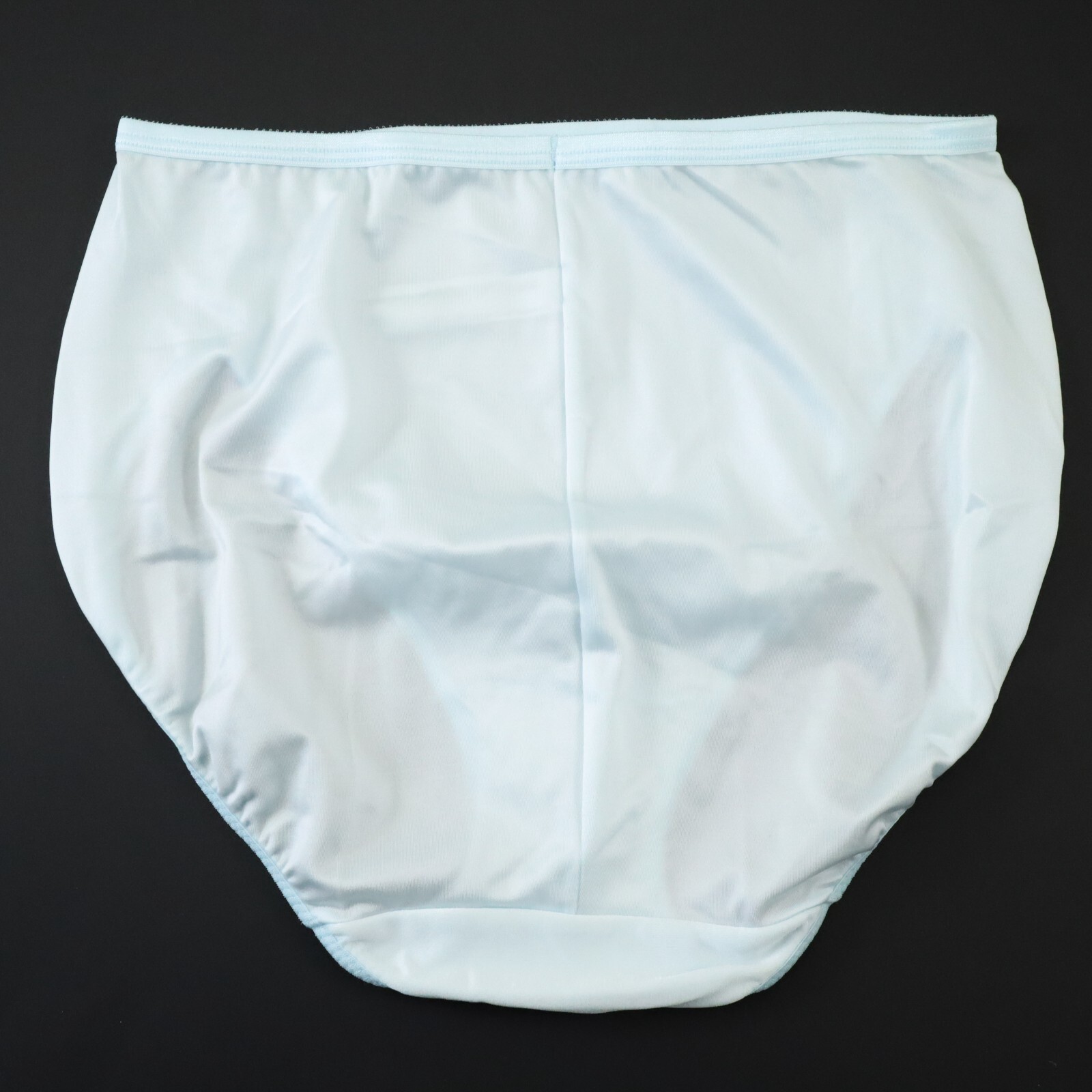 NEW Bali TRUE VTG 90s Silky Satin-Like High Cut Brief Panty LARGE