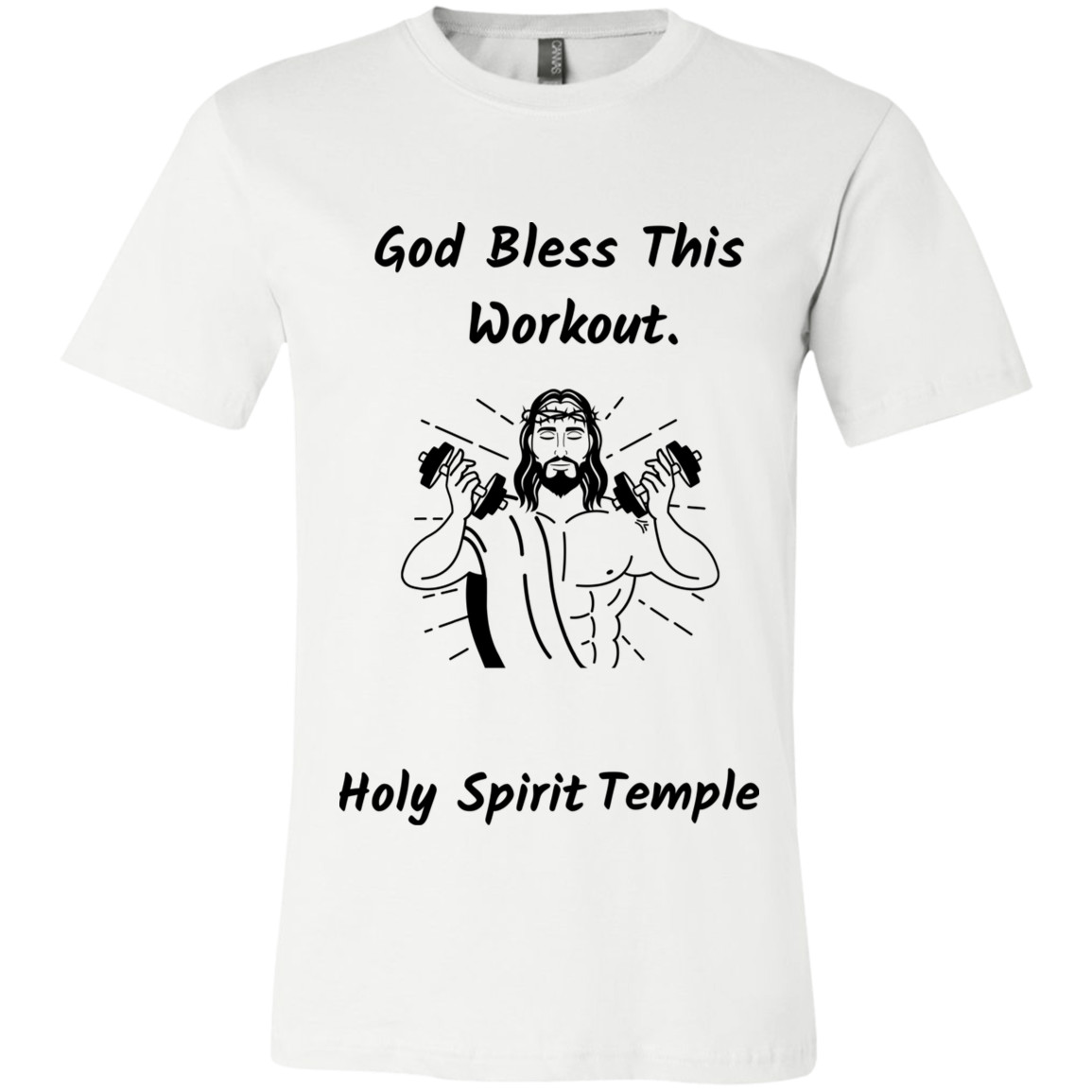 Bella & Canvas 3001C T-Shirt “Bless This Workout” 9 Colors/8 sizes