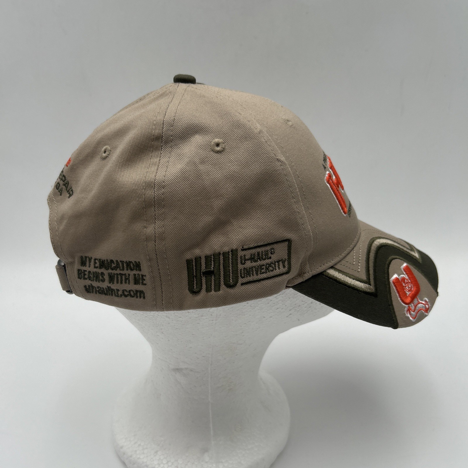 Rare U-Haul Co. Hat Uhaul University Embroidered Brim Springfield MO Cap JET