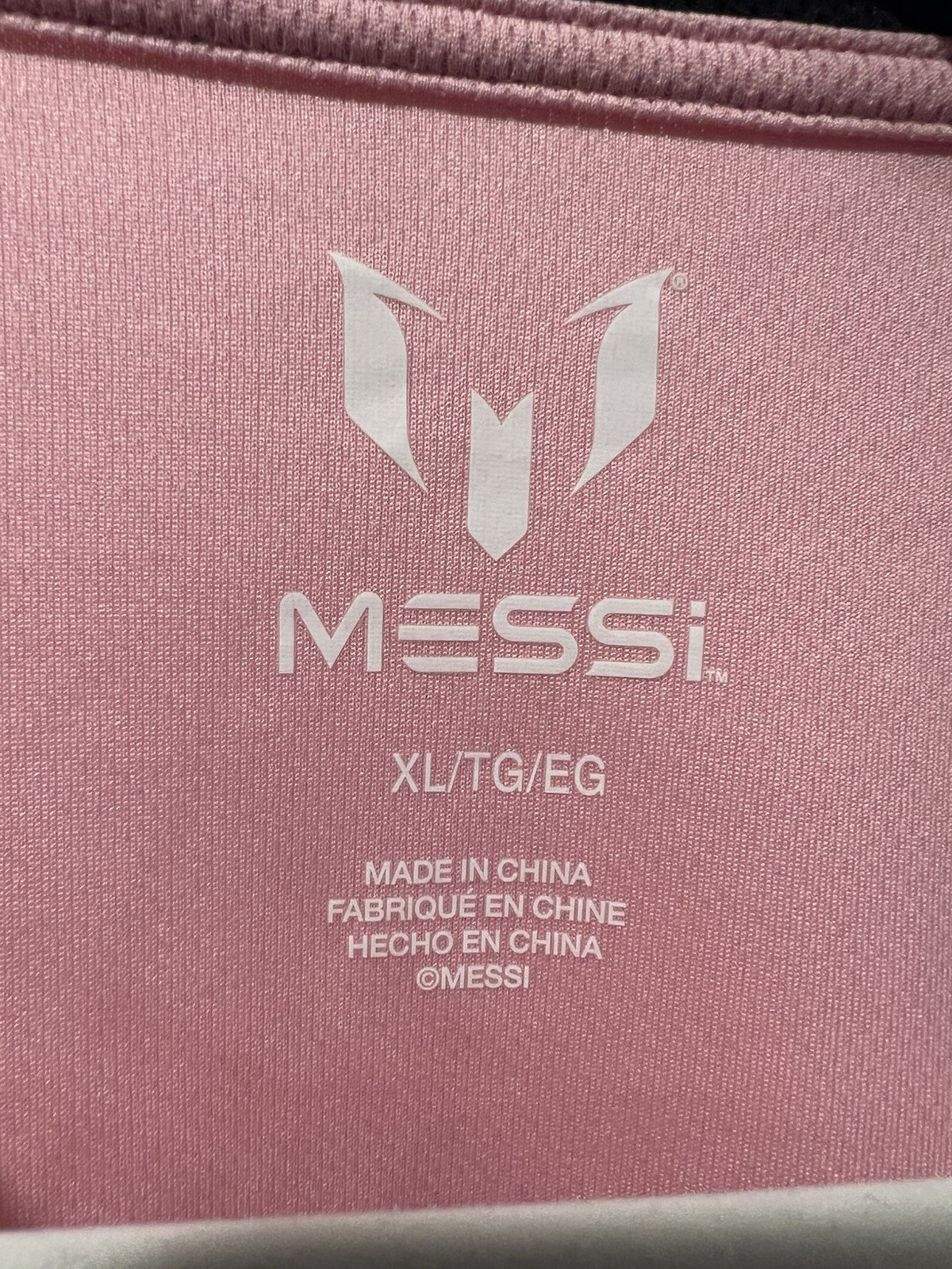 Messi Performance Pink Shirt Pink Youth XL New With Tags