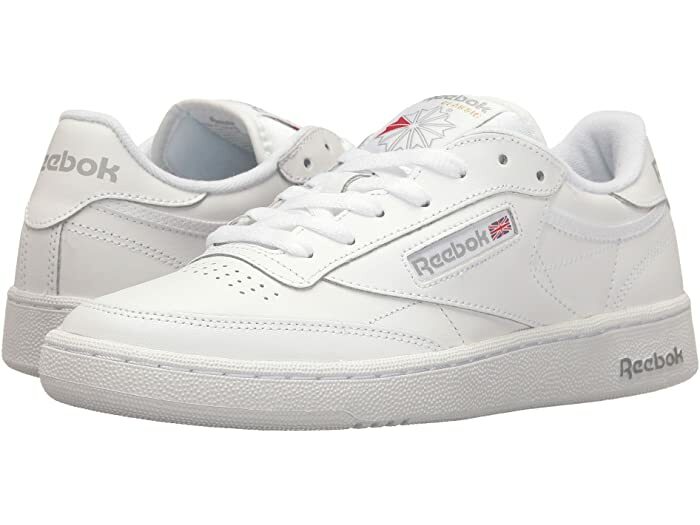 Reebok Classic Club C 85 White Sheer Gray AR0455 Mens Casual Shoes Sizes 7.5-13