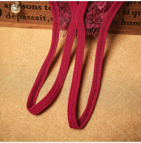 ☆USA☆ Sexy Women Lace Thong G-string Panties Lingerie Underwear Crotchles T-back