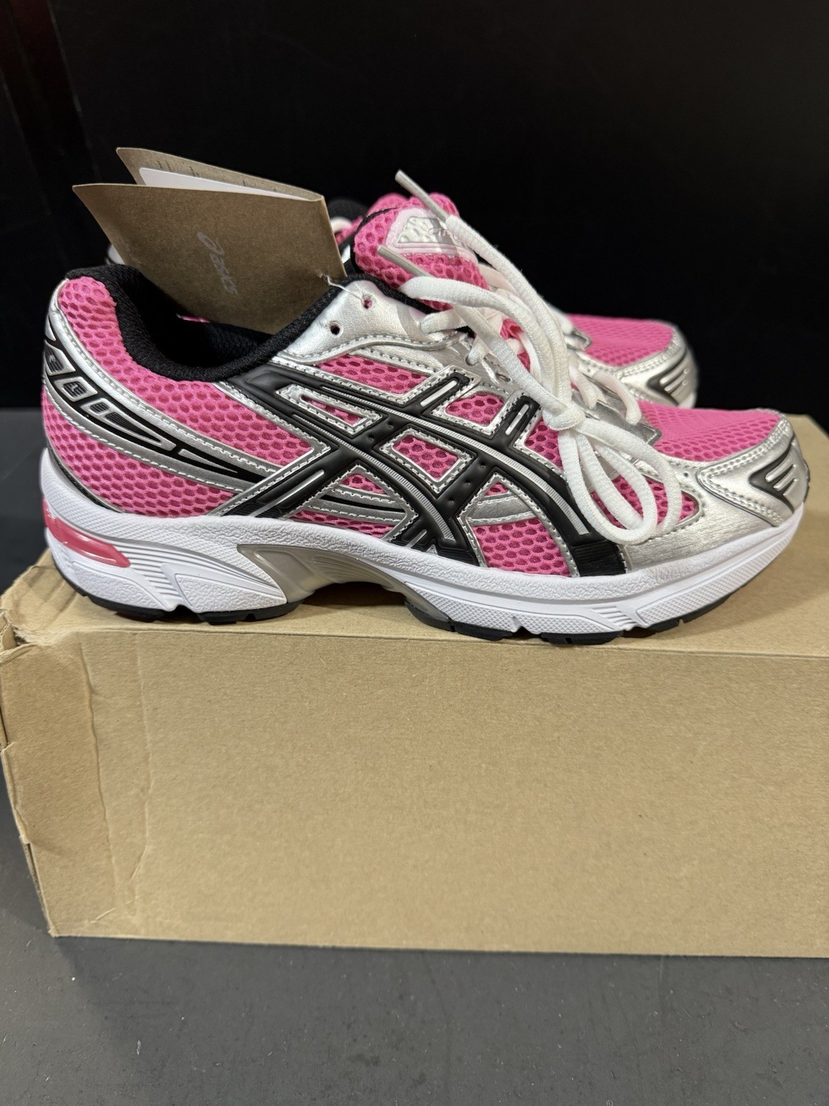 Asics Gel-Kinsei OG Silver/Pink Running Shoes Size 6.5 NWOB