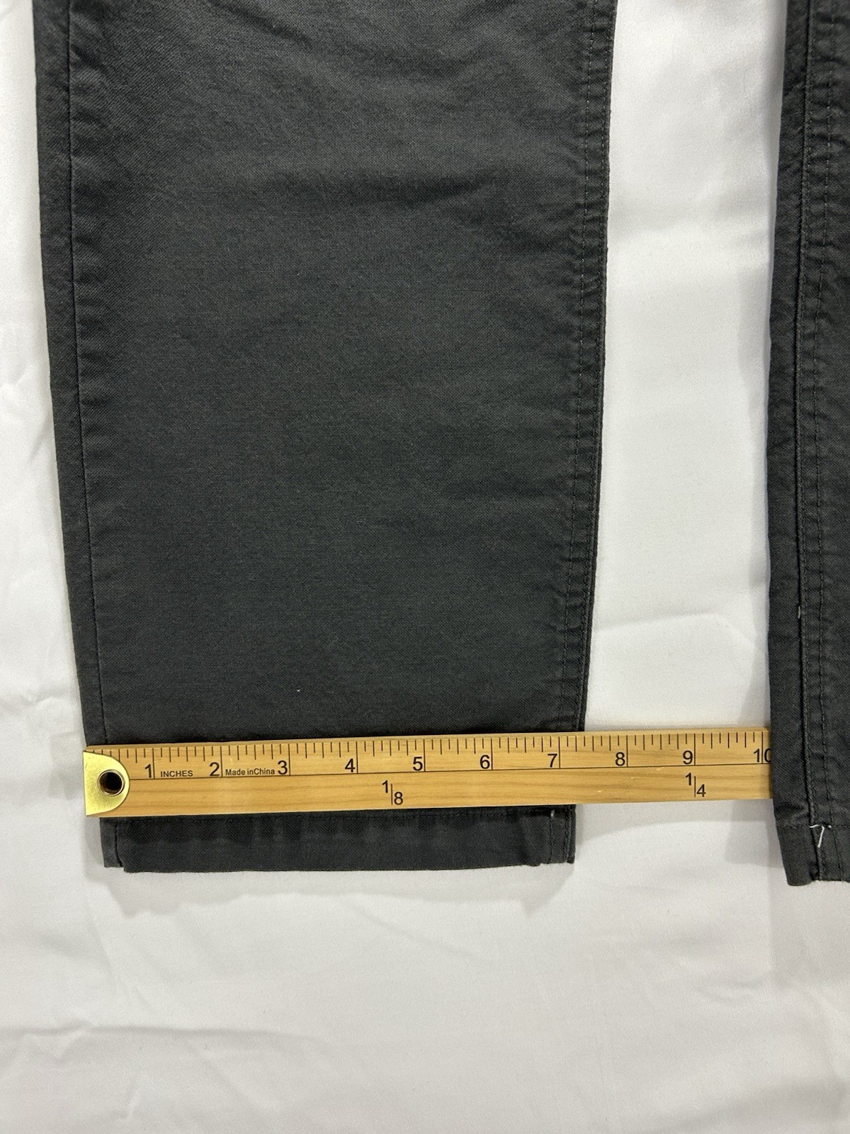 The North Face Mens Jeans 36×30 Regular Fit Straight Charcoal Gray Wash Logo