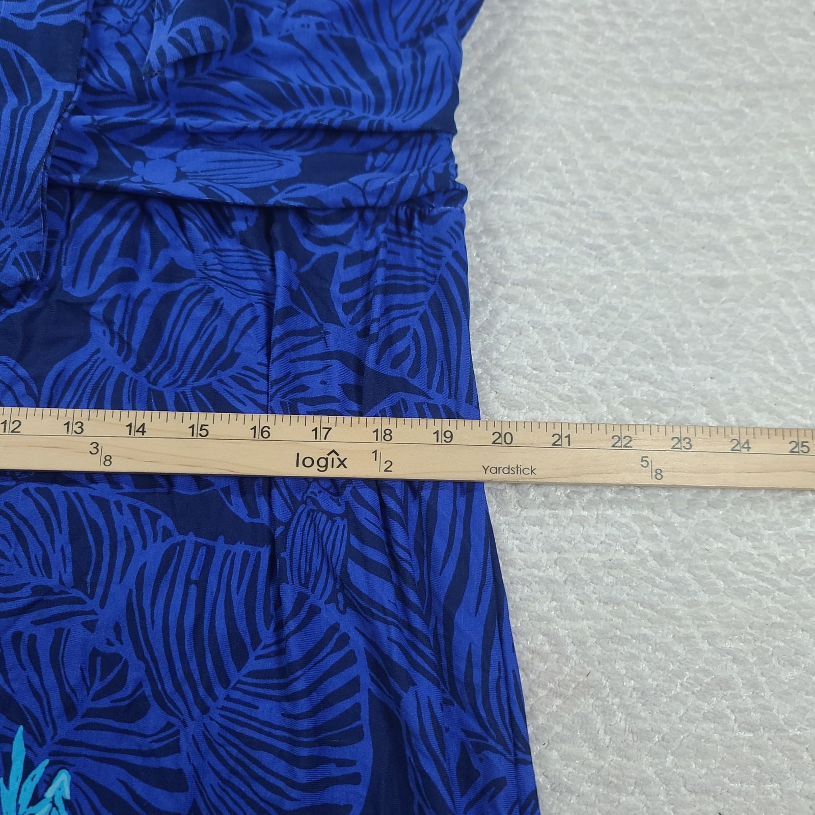 Lilly Pulitzer Orla Maxi Dress Aegean Navy Calypso Coast XL Resort wear Vacay