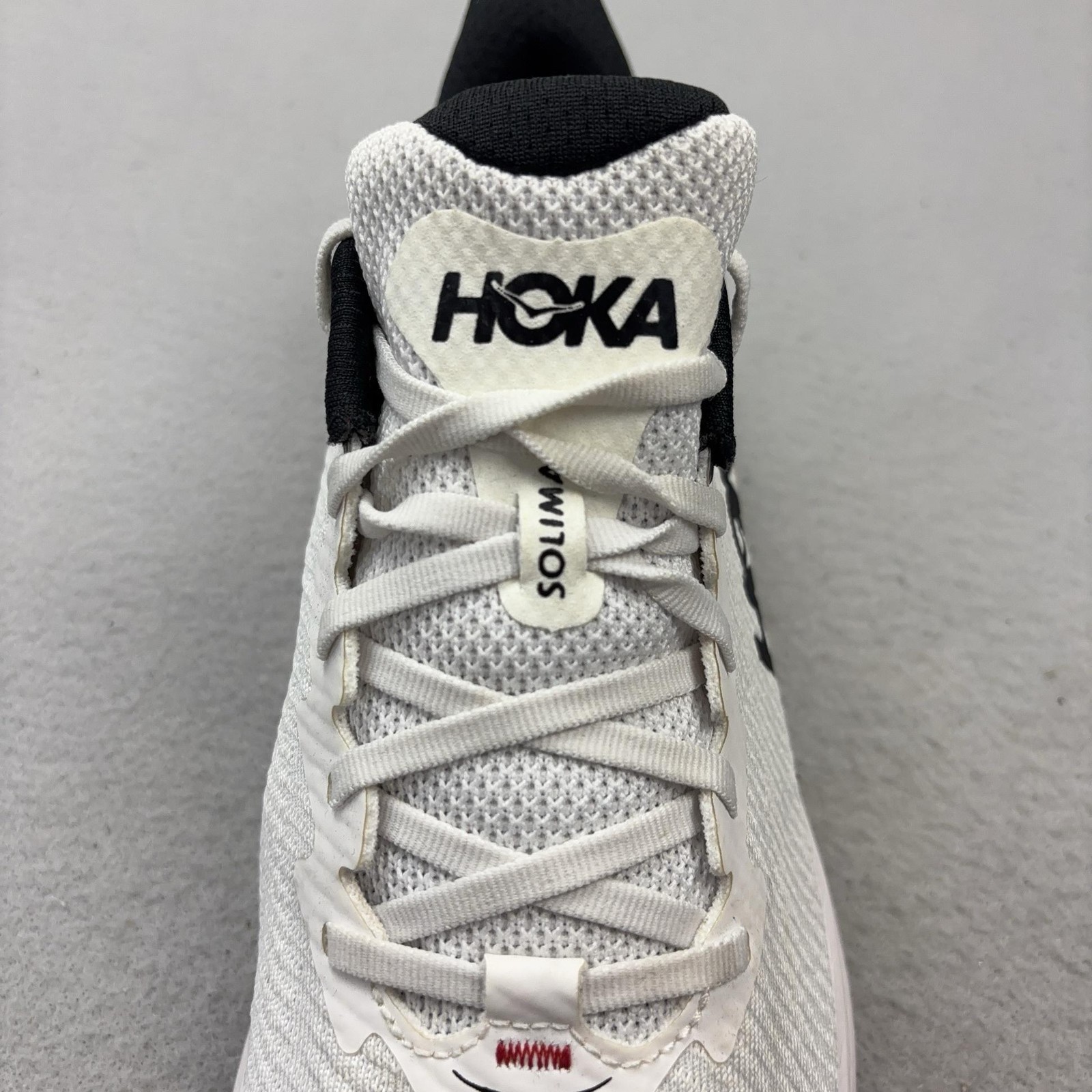 Hoka One One Solimar Running Shoes Mens Size 11.5 White Cushioned 1123074 WMC