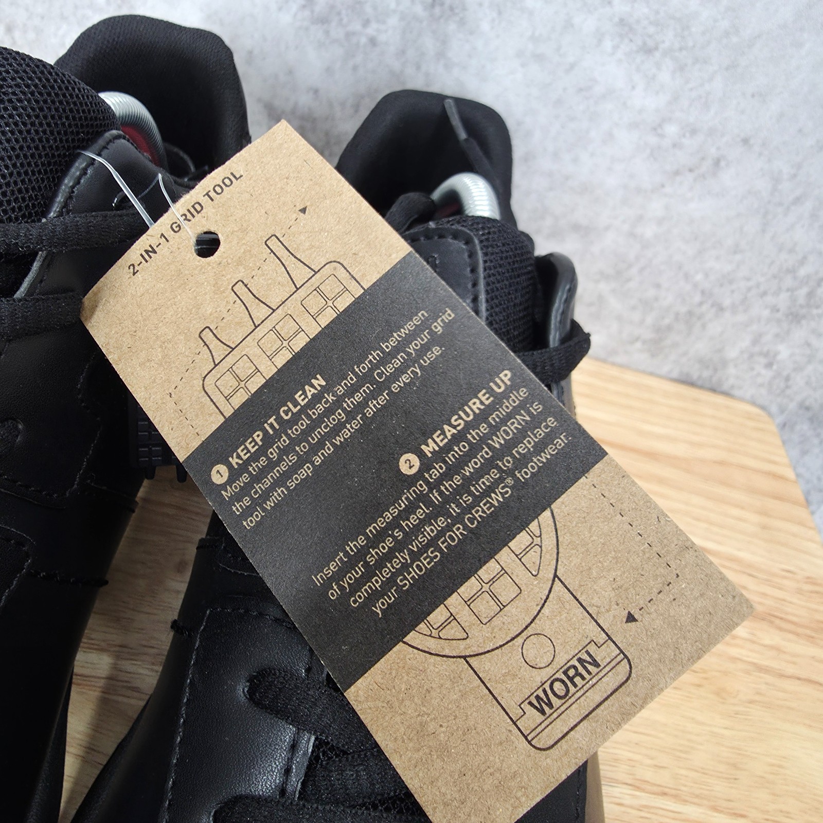 Shoes for Crews Freestyle II Shoes Mens 10.5 Black Slip Resistant Work Wear New