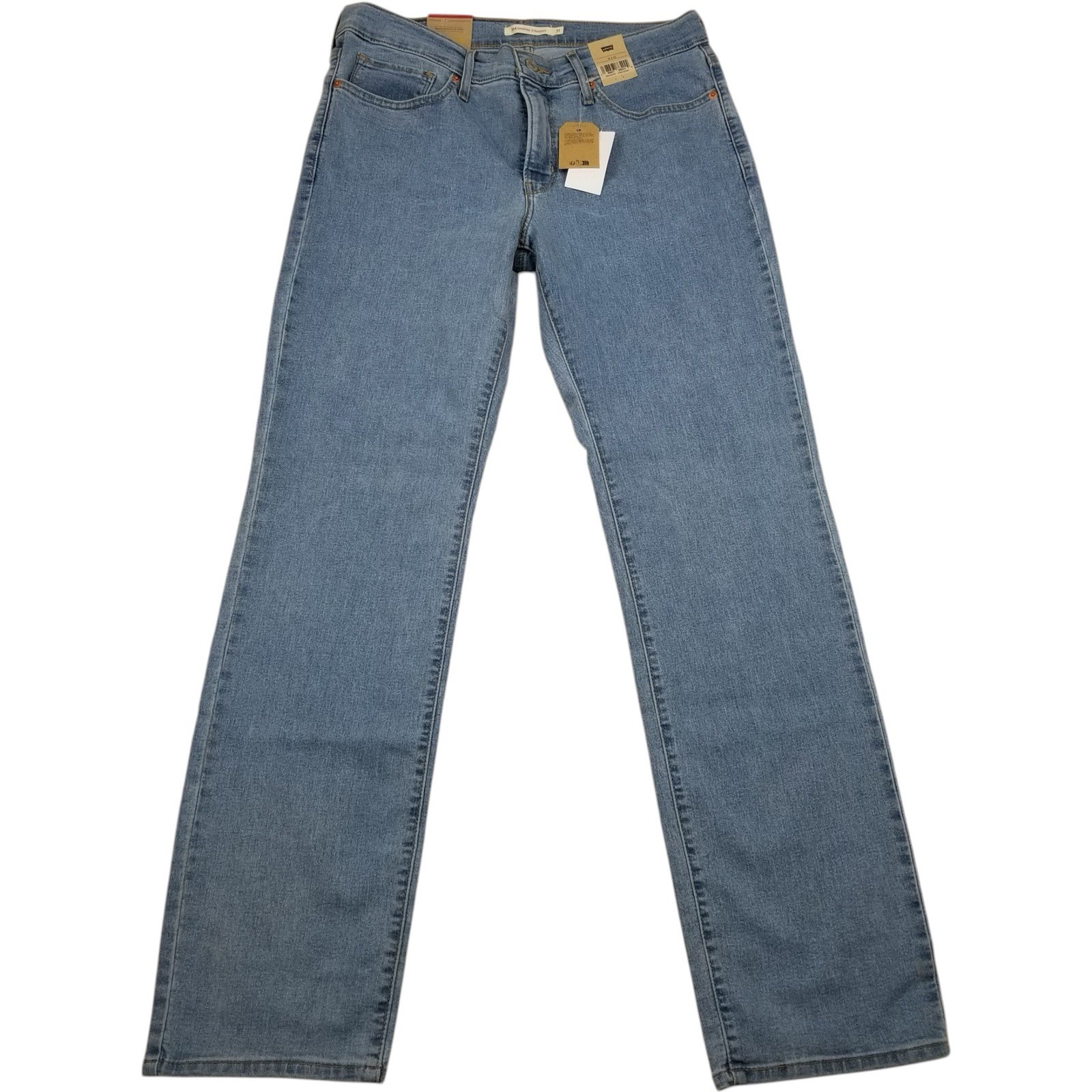 Levi’s Women’s Denim 314 Shaping Straight Jean Size 31 x 32 Light Wash