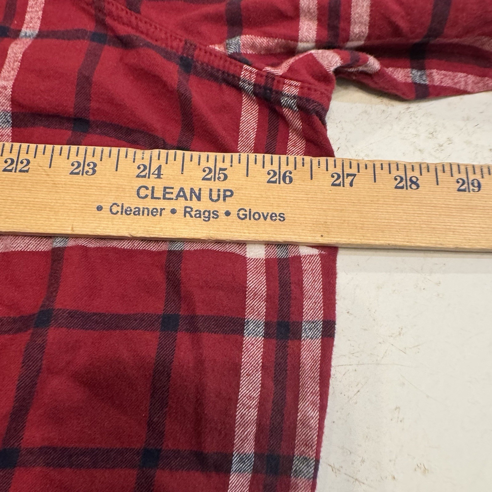 Eddie Bauer Women’s 2X Plaid Flannel Shirt Red Black Button Up Long Sleeve Plus