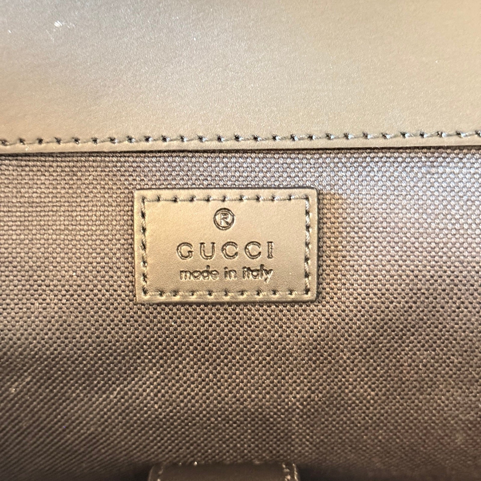 Gucci GG Supreme Monogram Backpack Black