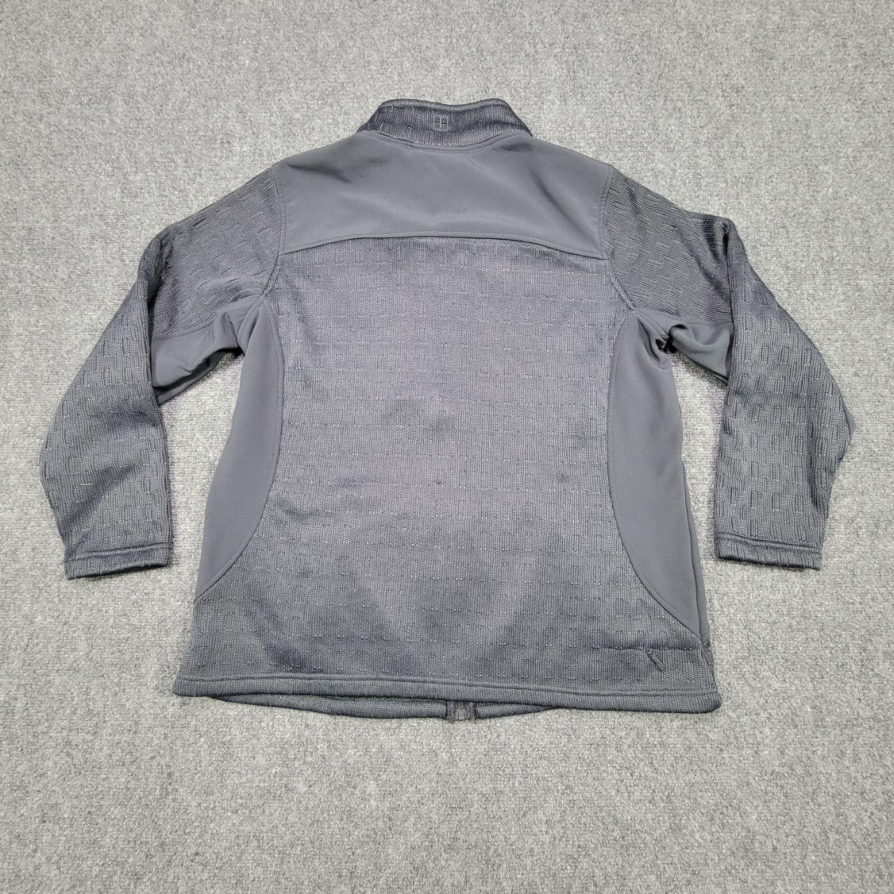 SwissTech Jacket Womens 2XL Greystone Full Zip Stretch Fleece Outdoor Pockets