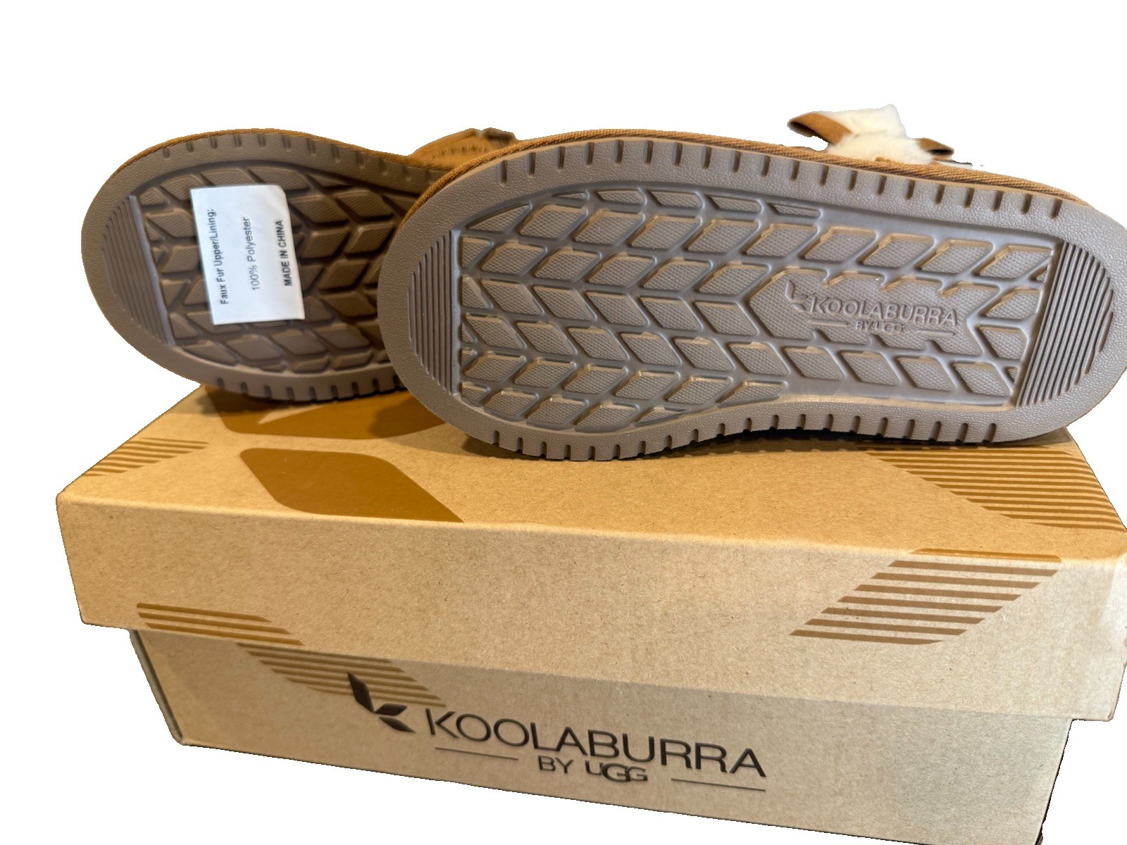 Koolaburra by UGG K Victoria Mini Kids Boots Size 12 Chestnut NEW in Box