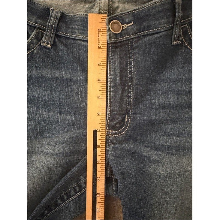 Wrangler Willow Ultimate Riding Jeans Women 15×34 Blue Bootcut Medium Wash Denim