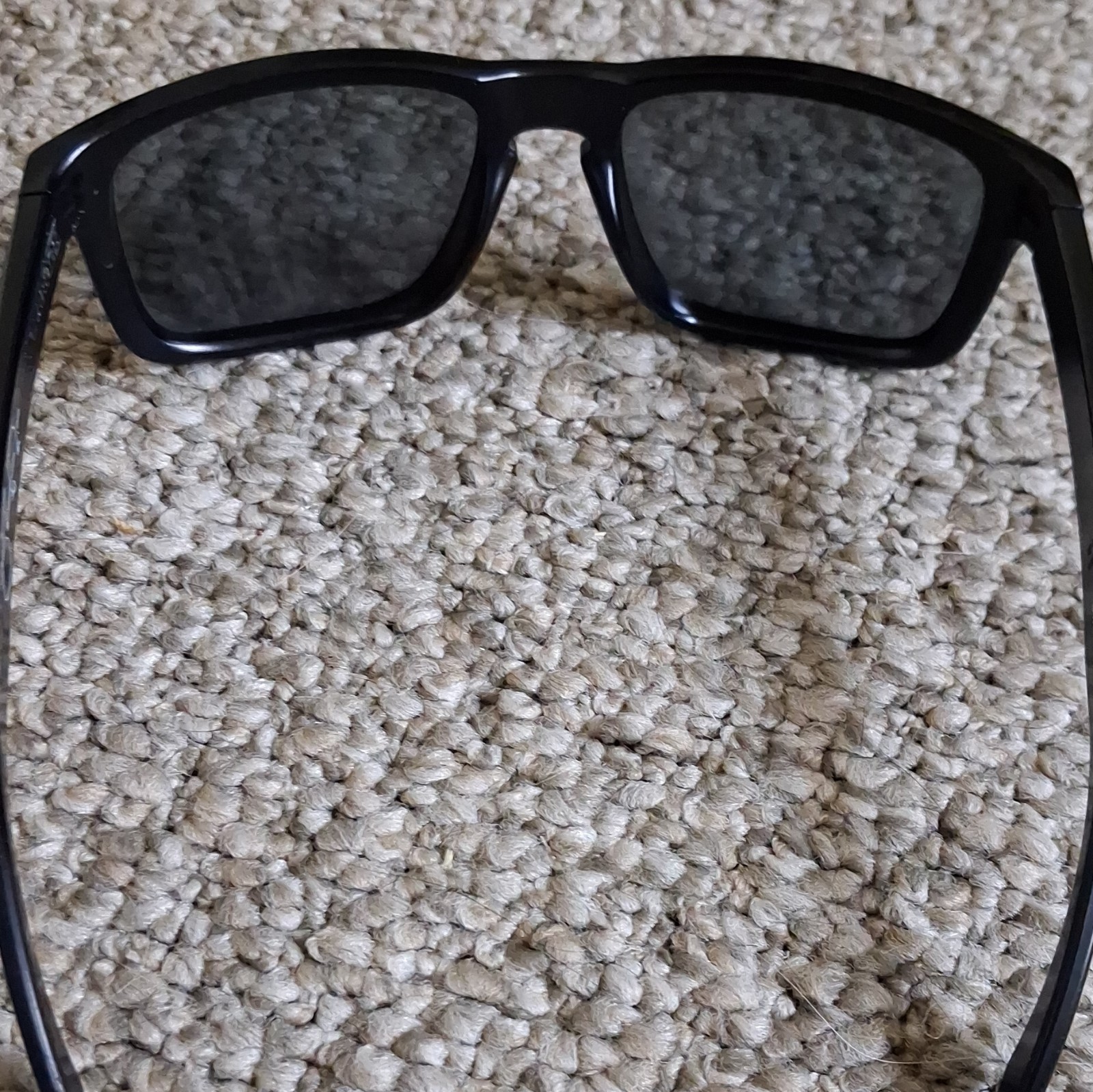Oakley Holbrook OO9102-17 Rectangular Black Frame Gray Tinted Lens 137mm