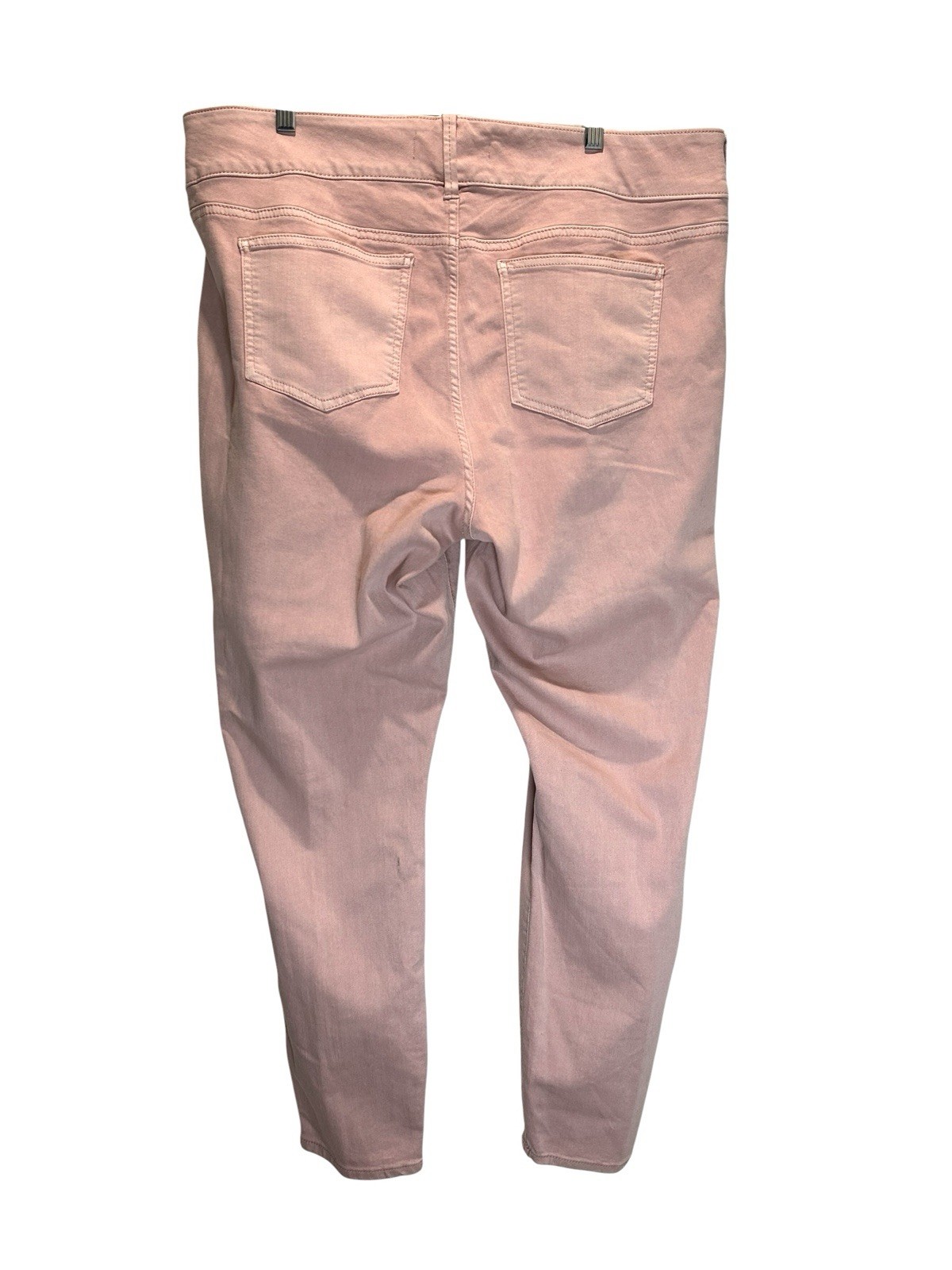 Torrid Pink Stretch Denim Jeggings with Zipper and Button Closure – Size 20