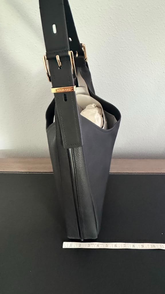 NEW – MICHAEL KORS Black Nolita Large Hobo Shoulder Bag Black